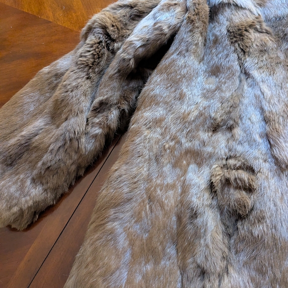 Vintage Brown Rabbit Fur Jacket - Picture 8 of 16